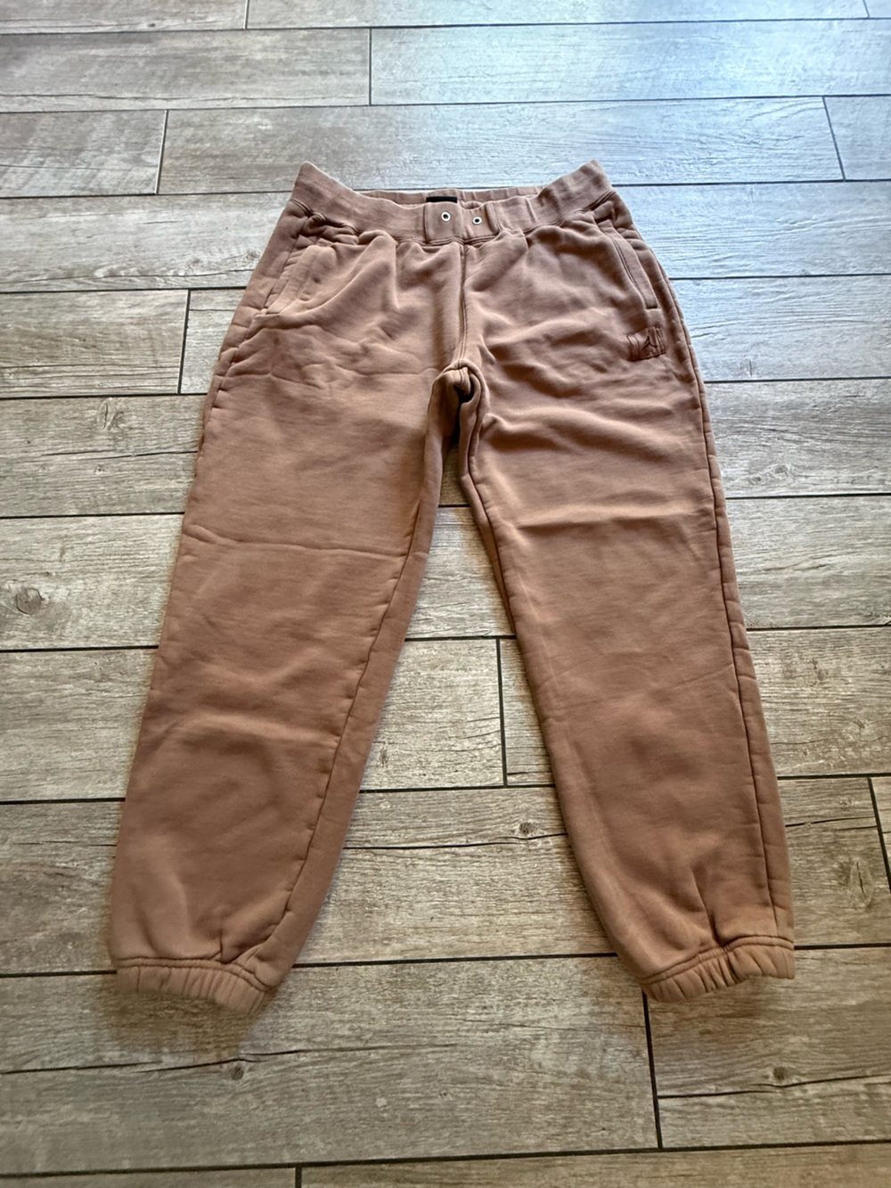 Jordan Tan/Caramel Sweatpants with Embossed Jumpman Patch